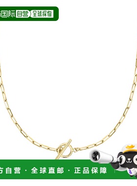 自营ross-simonsRoss Simons 2.5mm 18kt金镀银纸夹链项链-18英寸