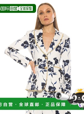 自营 alexia admorJanet Blazer - 蓝色花朵 美国奥莱直发外套