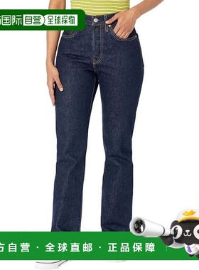 自营Levi's 501 Original Jeans Women's Blue Denim Cotton Prep