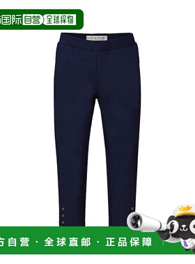 自营 hope & henryHope&Henry三扣蓬特长裤-蓝色 美国奥莱直发