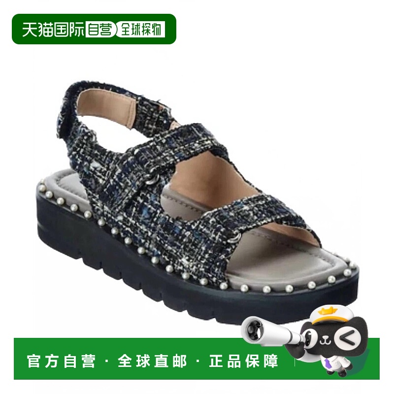 自营stuart weitzman女式Zoe Lift凉鞋,黑色/绿色/蓝色 美国奥莱