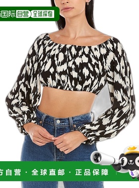 自营 Traffic People Sofia 短款上衣 - 黑色 美国奥莱直发性感