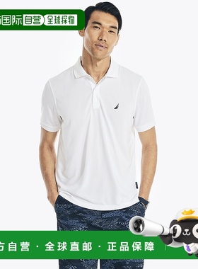 自营 Nautica 男士 Navtech Classic Fit Performance Polo 衫 -