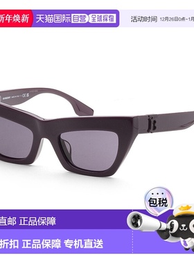 自营 Burberry 女士 51 毫米紫色太阳镜 - 紫色 美国奥莱直发