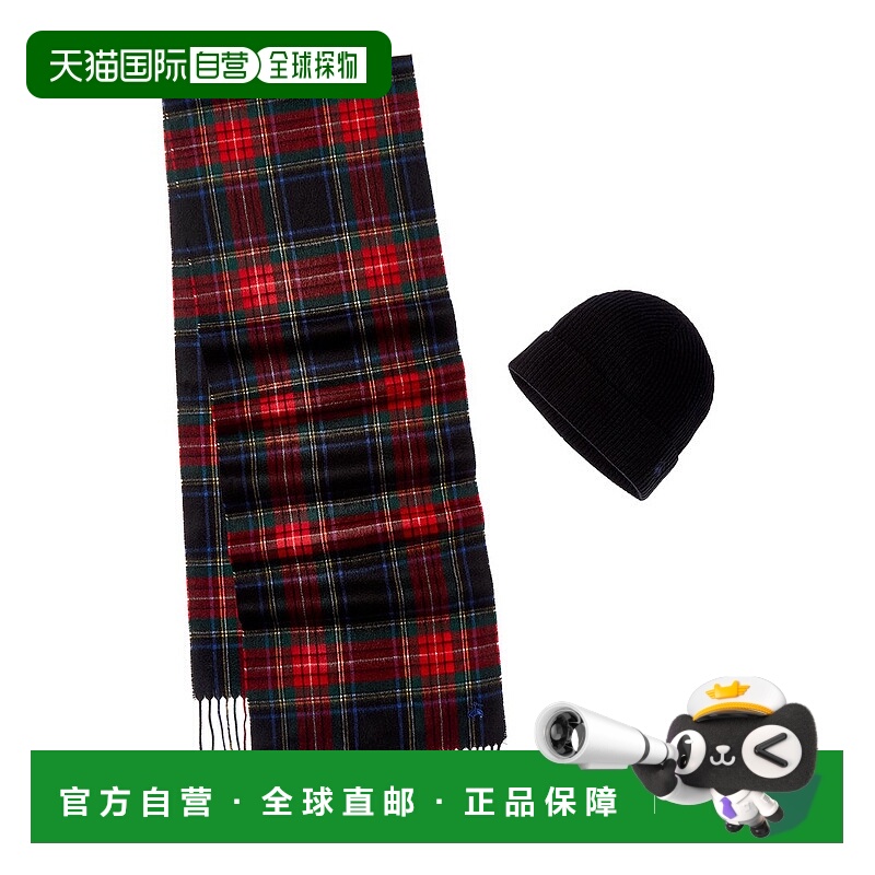 自营Brooks Brothers 2pc Wool & Cashmere-Blend Hat & Gloves S