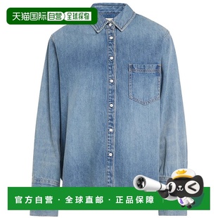 Olivia 浅复古蓝 女式 Sadie 蓝色 精致大牛仔衬衫 自营Alice