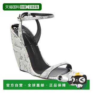Clandestino 105 蛇皮 自营 凉鞋 Zanotti Wedge 白色 Giuseppe