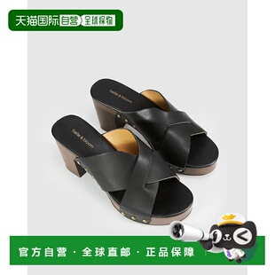 bloom中城小丑骡 黑色 巧克力色 自营 美国奥莱直发女鞋 belle