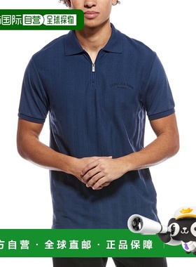 自营Scotch & Soda Popcorn Pique Polo Shirt - blue 美国奥莱直
