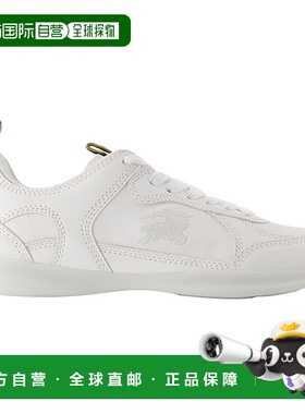 自营burberryLf Blade运动鞋-博柏利-皮革-白色-白色 美国奥莱直