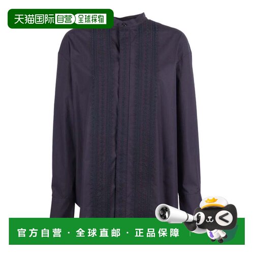 自营forte forteThe Flowers Potlin纯棉t恤-蓝色 美国奥莱直发