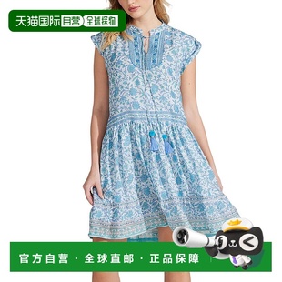 Bella 蓝色 低腰连衣裙 美国奥莱直发 Cora 自营