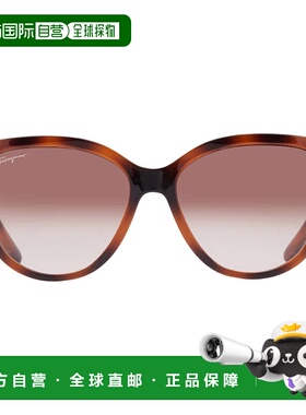 自营salvatore ferragamoFerragamo Brown Gradient Cat Eye Ladi