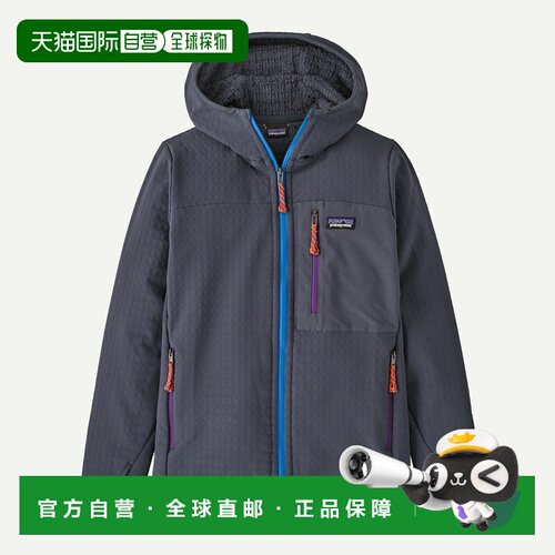 自营 PATAGONIA 儿童R2® TechFace连帽夹克轻薄软壳