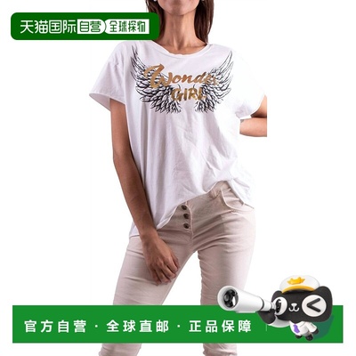 自营gigi modaWonder Girl Short Sleeve T-Shirt In White - whi