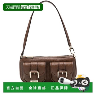 korsTextured Bag Brown Shoulder grey Leather 自营michael