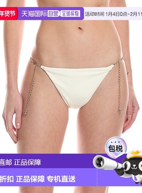 自营 Devon Windsor 榆木系带比基尼泳裤 - 白色 美国奥莱直发
