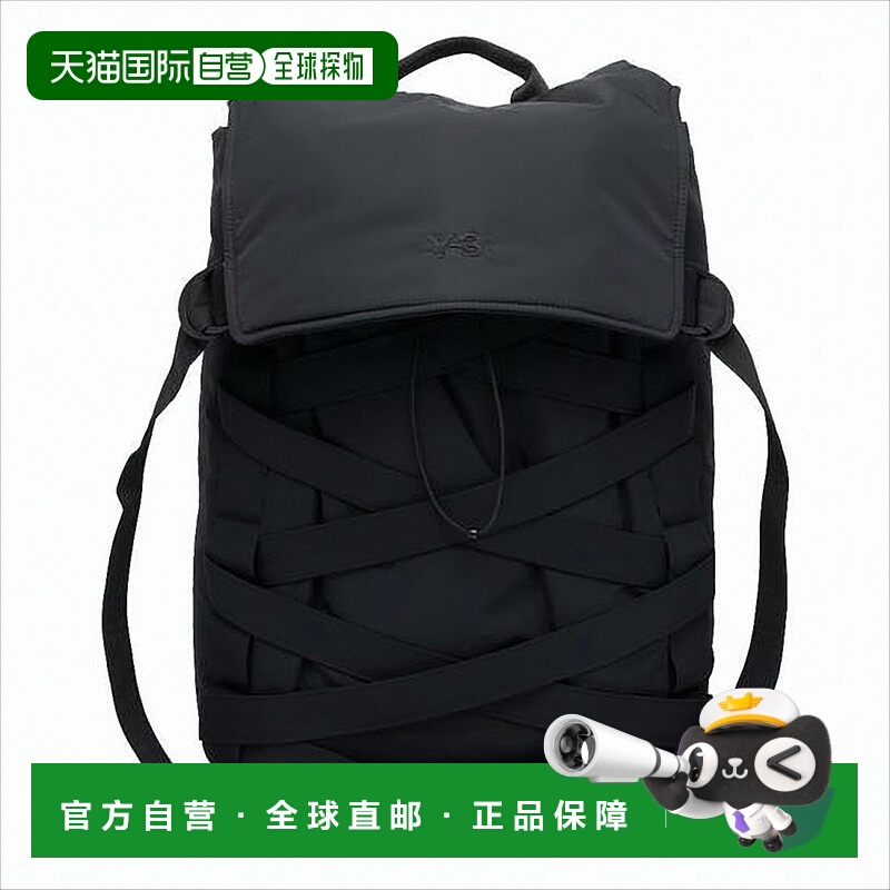 自营y-3Back Backpack With Structured Silhouette - black 美国