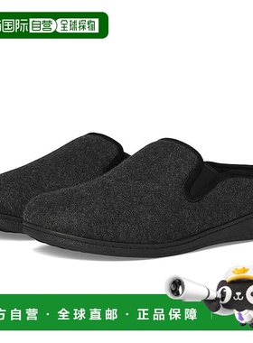 自营 Vionic Unwind J0763F1001男式黑色圆头拖鞋ZOGG222（黑色，