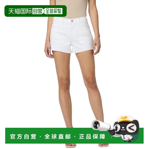 自营HUDSON Jeans Gracie White Short - White 美国奥莱直发短裤