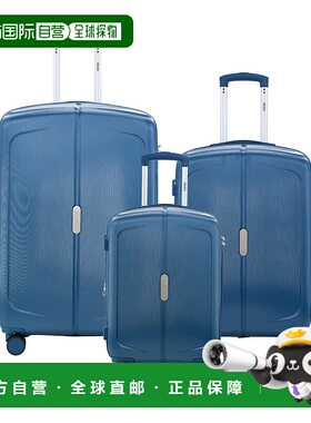 自营IZOD Mateo旅行三件套行李箱-耐用的ABS硬壳，带360°车轮和-
