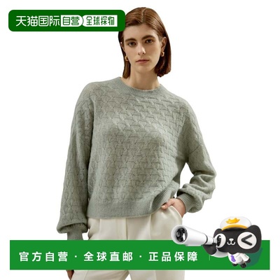 自营lilysilkSilk-cashmere Blend Sweater for Women - pale tur