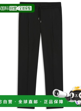 自营hugo bossSlim-fit trousers in twill fabric - black 美国