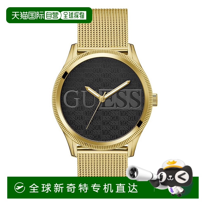 【美国直邮】guess 通用 休闲手表进口表盘石英礼品金色手链表壳