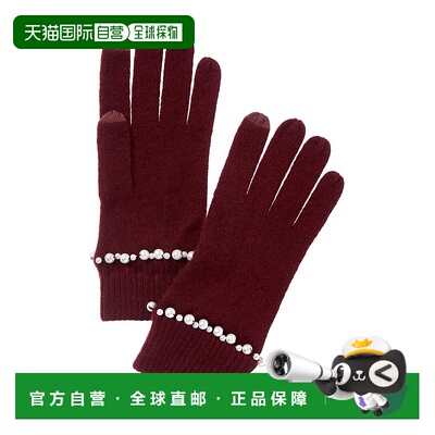 自营forteforteForte Cashmere Pearl Trim Cashmere Gloves - wi