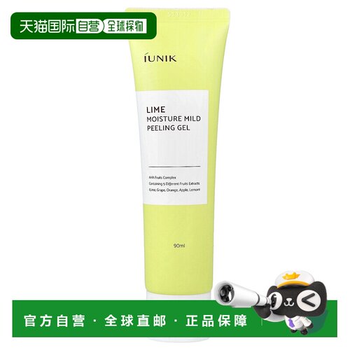 香港直邮iUNIK,Lime Moisture Mild Peeling Gel, All Skin 正品