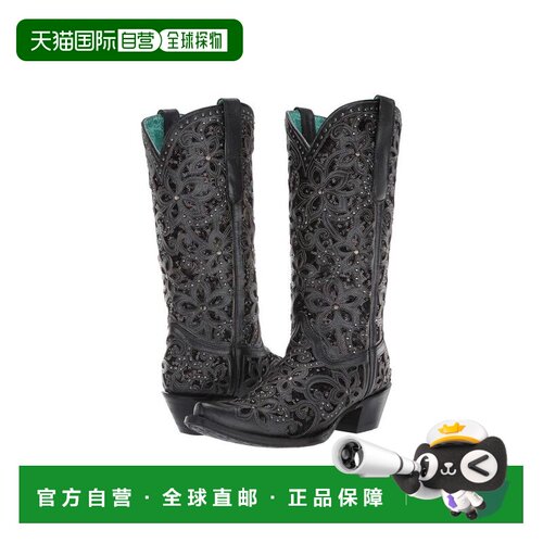 1h可退 【美国直邮】Corral A3752 女靴 时尚优雅真皮西部靴 舒适