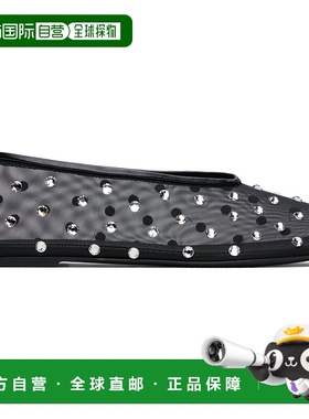 1h可退 香港直邮潮奢 KHAITE 女士 黑色 The Marcy 芭蕾鞋 F40384