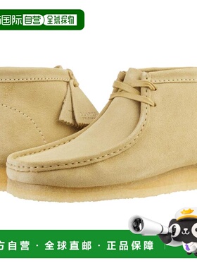 1h可退 【美国直邮】Clarks Wallabee靴子 男士真皮时装靴 舒适百
