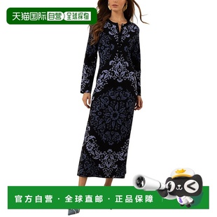 蓝色 自营Hale Maxi连衣裙 Carolina 美国奥莱直发 Bob