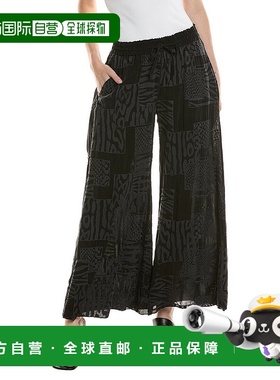 自营johnny was约翰尼是尤利娅裤子-黑色 美国奥莱直发休闲裤女裤