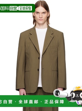 1h可退 香港直邮潮奢 The Row 男士 卡其色 Ritchie 西装外套 896