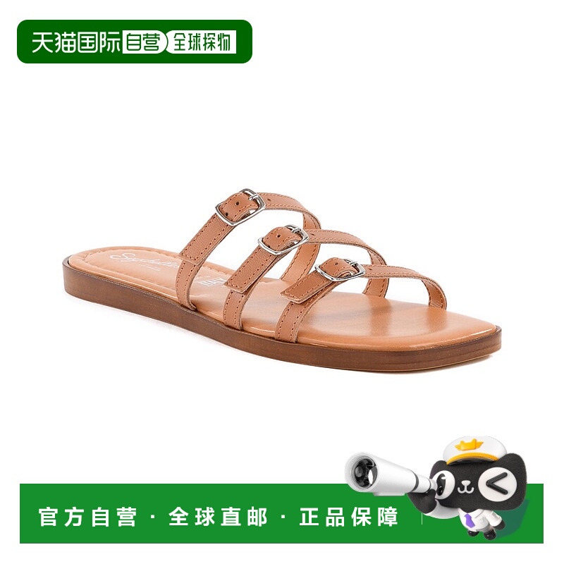自营 seychelles塞舌尔扣皮革凉鞋-棕褐色 美国奥莱直发新款