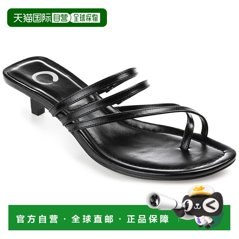 自营 Journee Collection 女式 Tru 舒适泡沫 Lettie 高跟鞋 - 黑