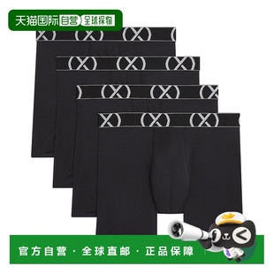 IST 4pk 拳击手短裤 美国奥莱直发 自营 黑色 2xist2