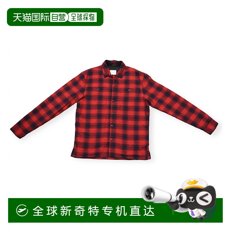 自营selected男式 Kane 红色大丽花衬衫夹克 - 红色大丽花 【美国