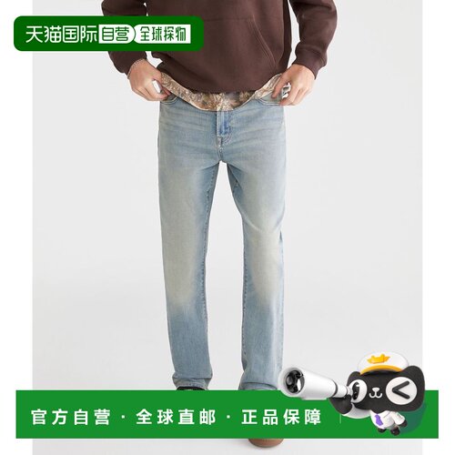 自营Aeropostale运动直筒高级Air Jean - light wash 美国奥莱直