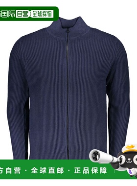 自营North Sails Cotton Men Men's Cardigan - blue 美国奥莱直