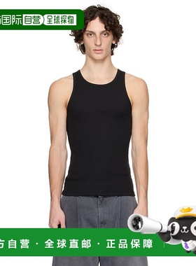 1h可退 香港直邮潮奢 AMIRI 男士 黑色 MA Tonal 背心 AMJYTT1006