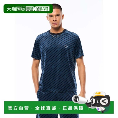 自营sergio tacchini斜角丝绒t-key largo 美国奥莱直发