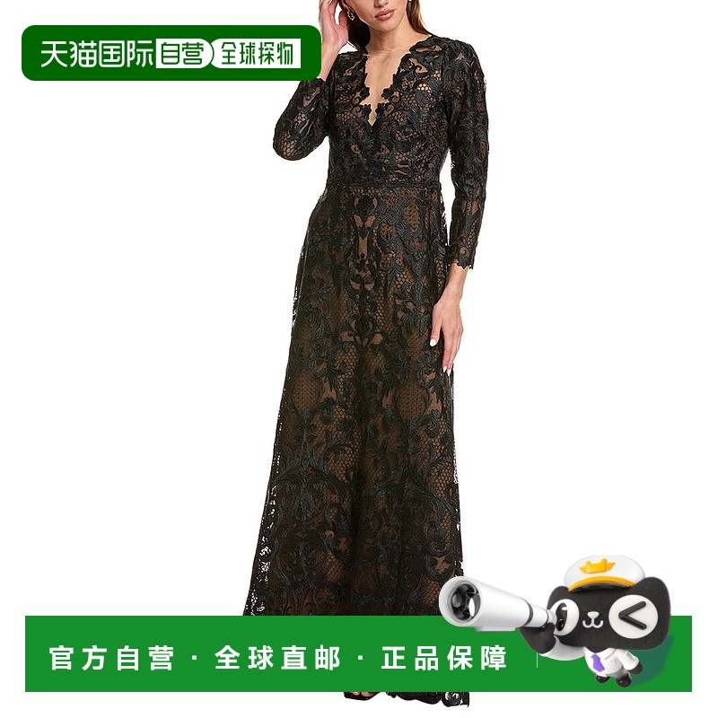 自营 Marchesa Notte 连衣裙 - 黑色 美国奥莱直发