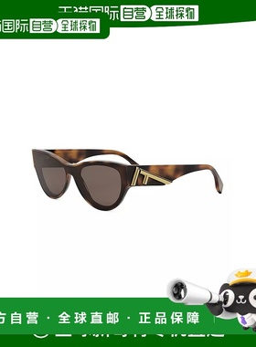 【美国直邮】fendi 通用 太阳镜防紫外线眼镜眼镜盒圆形