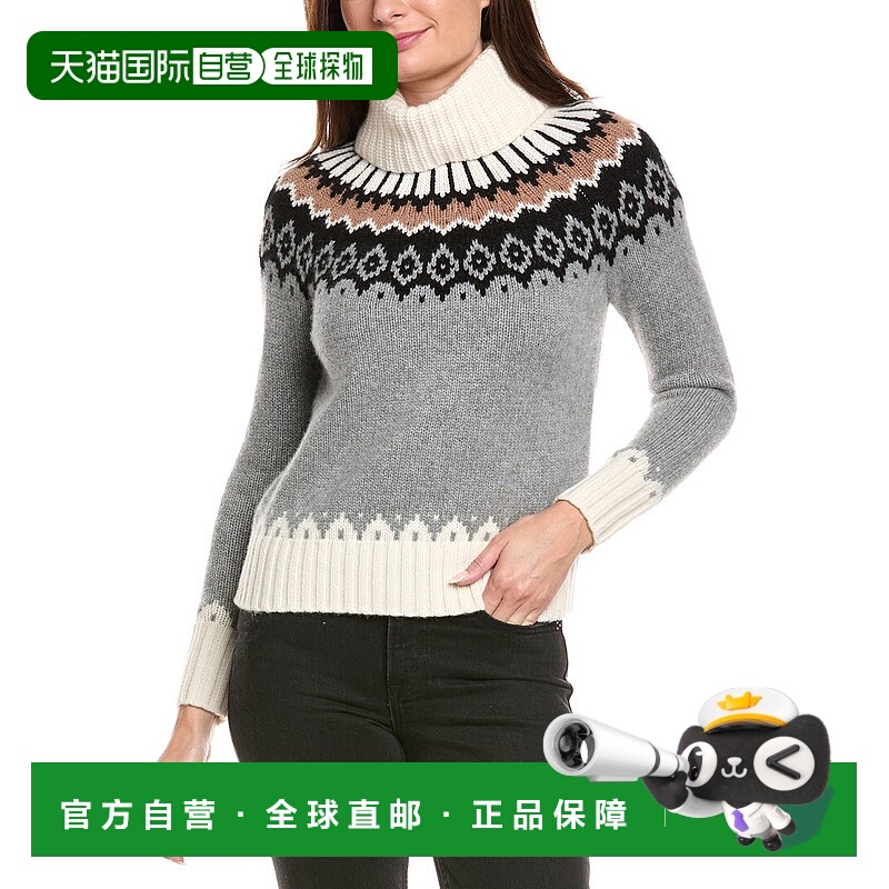 自营Bogner Ingrid Cashmere Sweater - grey 美国奥莱直发