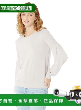 1h可退 【美国直邮】LAmade Leandra Smocked 套头衫 女士卫衣 舒