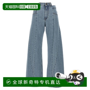 蓝色 自营 不对称腰 maison 美国奥莱直发 margiela牛仔裤