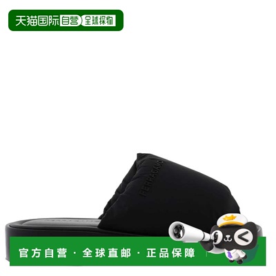 自营salvatore ferragamoFerragamo Delfino加厚拖鞋，9号-黑色